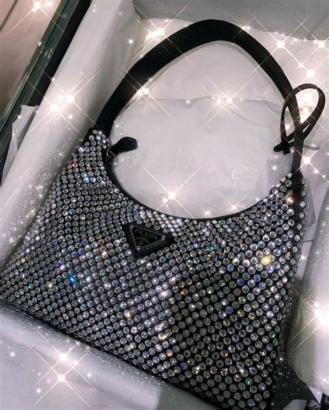 prada glitter handbag|prada sparkly bag.